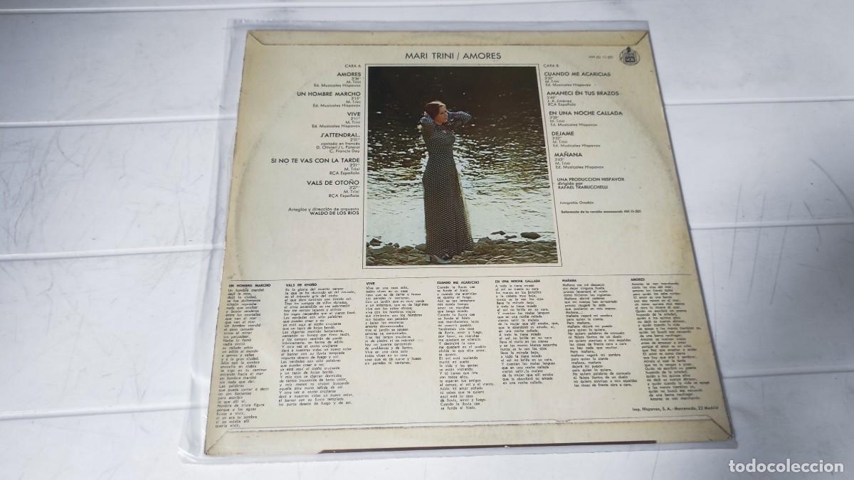Discos de vinilo: LP MARI TRINI - AMORES - Foto 2