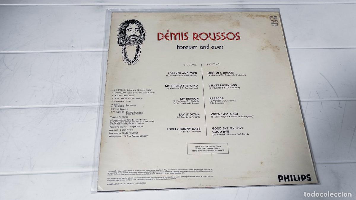 Discos de vinilo: LP DEMIS ROUSSOS - FOREVER AND EVER - Foto 2