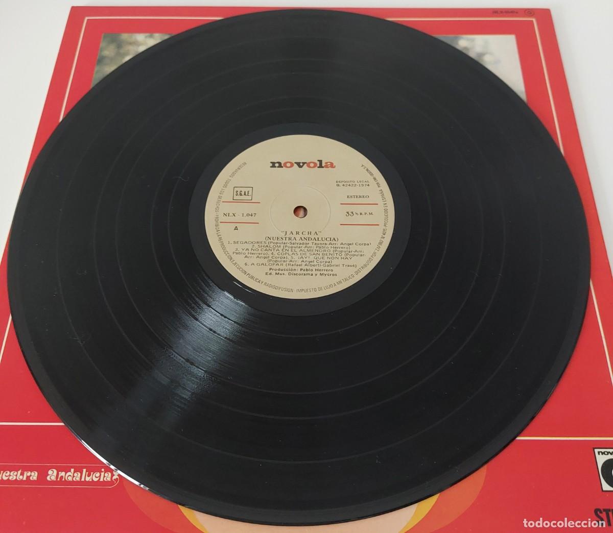 Discos de vinilo: JARCHA &rdquo;NUESTRA ANDALUCIA&rdquo; (45/74/1). - Foto 4