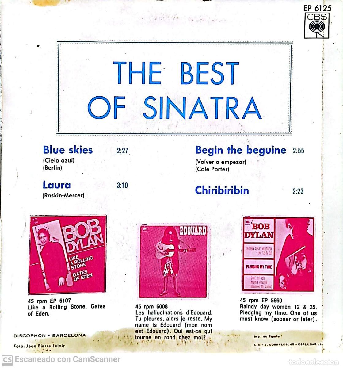 Discos de vinilo: Frank Sinatra &lrm;&ndash; The Best Of Sinatra - Foto 2