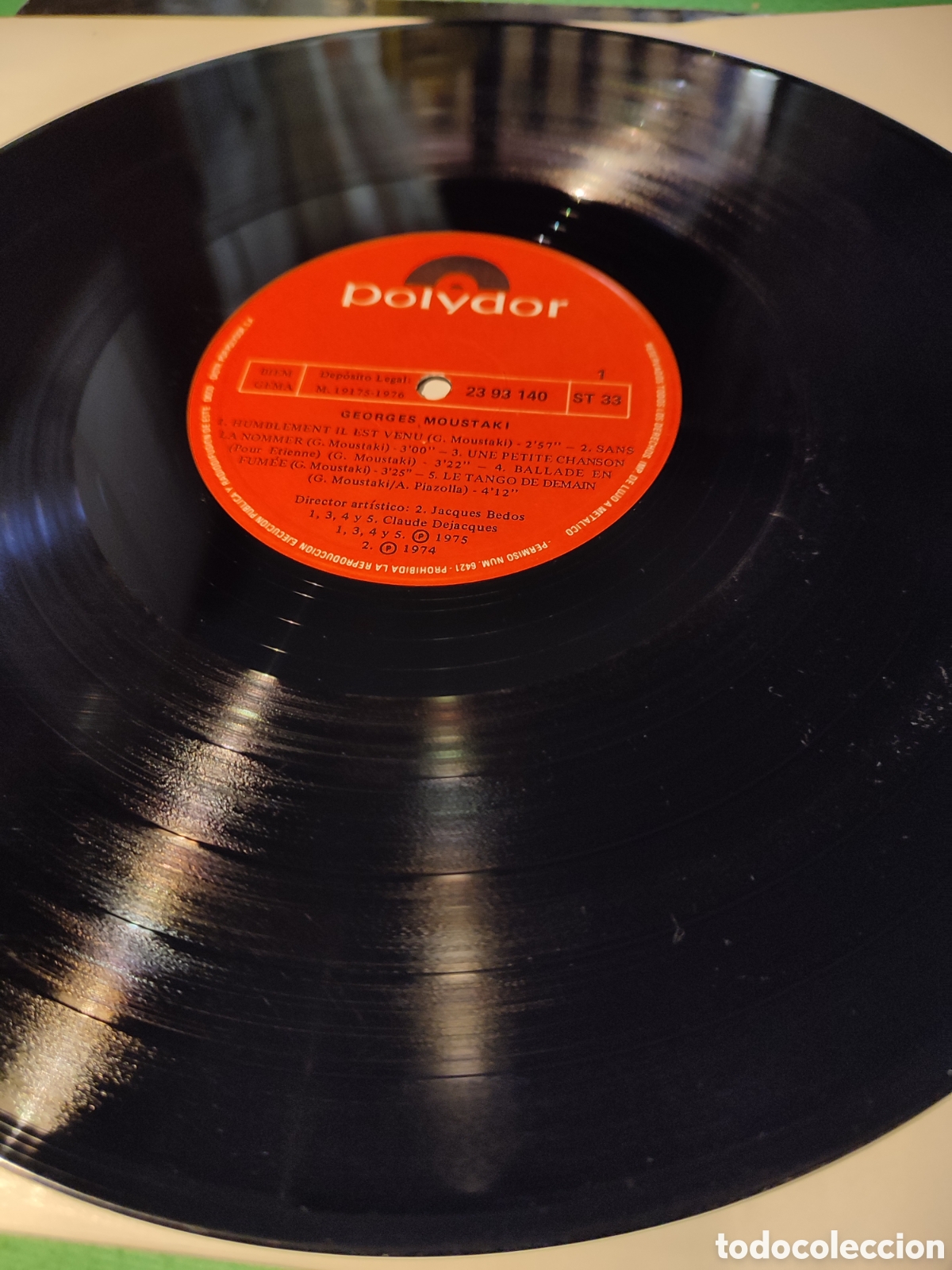 Discos de vinilo: George Moustaki - Moustaki Vinilo Lp - Foto 3