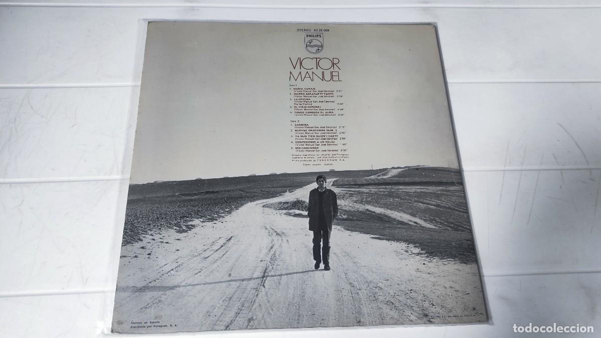 Discos de vinilo: LP VICTOR MANUEL - MARIA CORAJE - Foto 2