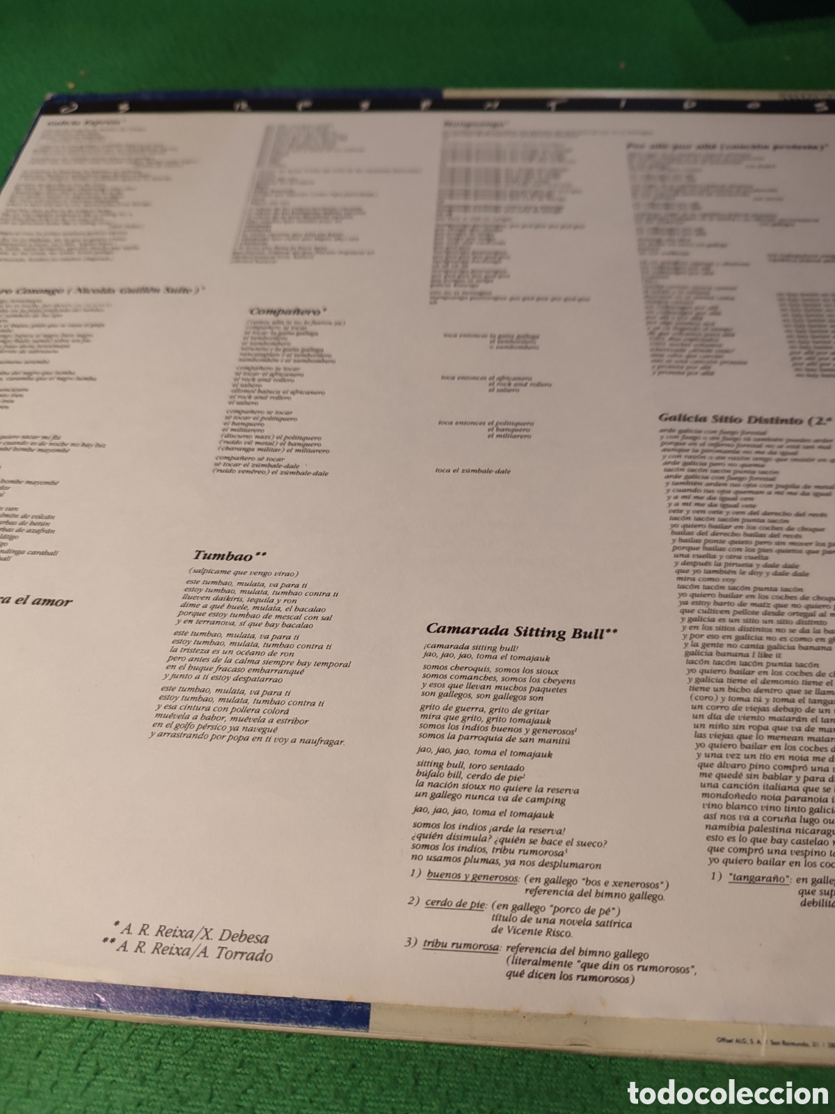 Discos de vinilo: Os Resentidos - Fracaso tropical - Foto 2