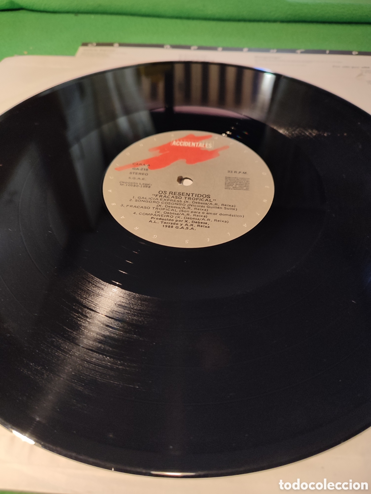 Discos de vinilo: Os Resentidos - Fracaso tropical - Foto 3
