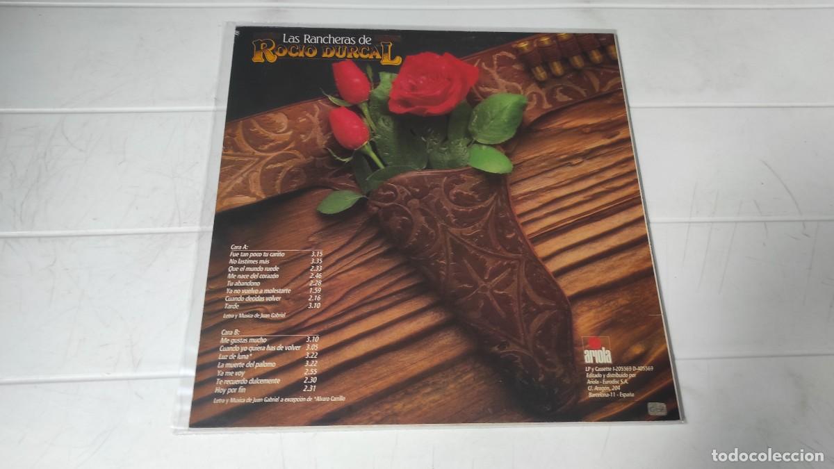Discos de vinilo: LP ROCIO DURCAL - LAS RANCHERAS DE... - Foto 2