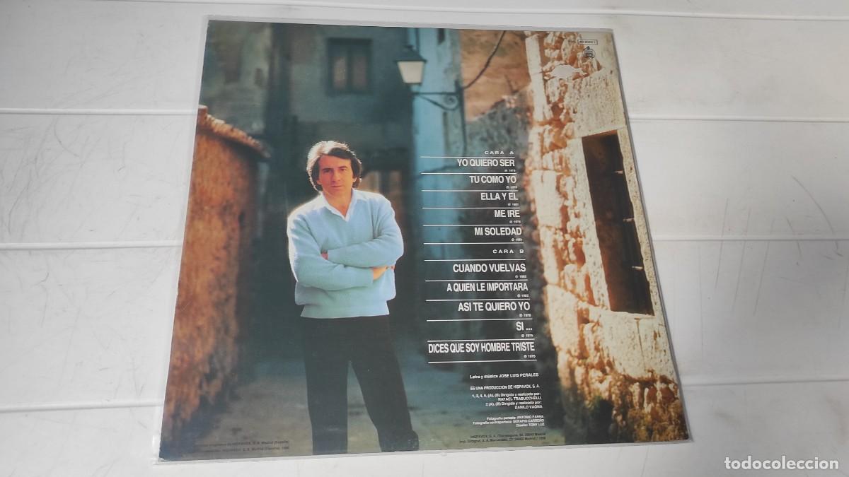 Discos de vinilo: LP JOSE LUIS PERALES - YO QUIERO SER - Foto 2