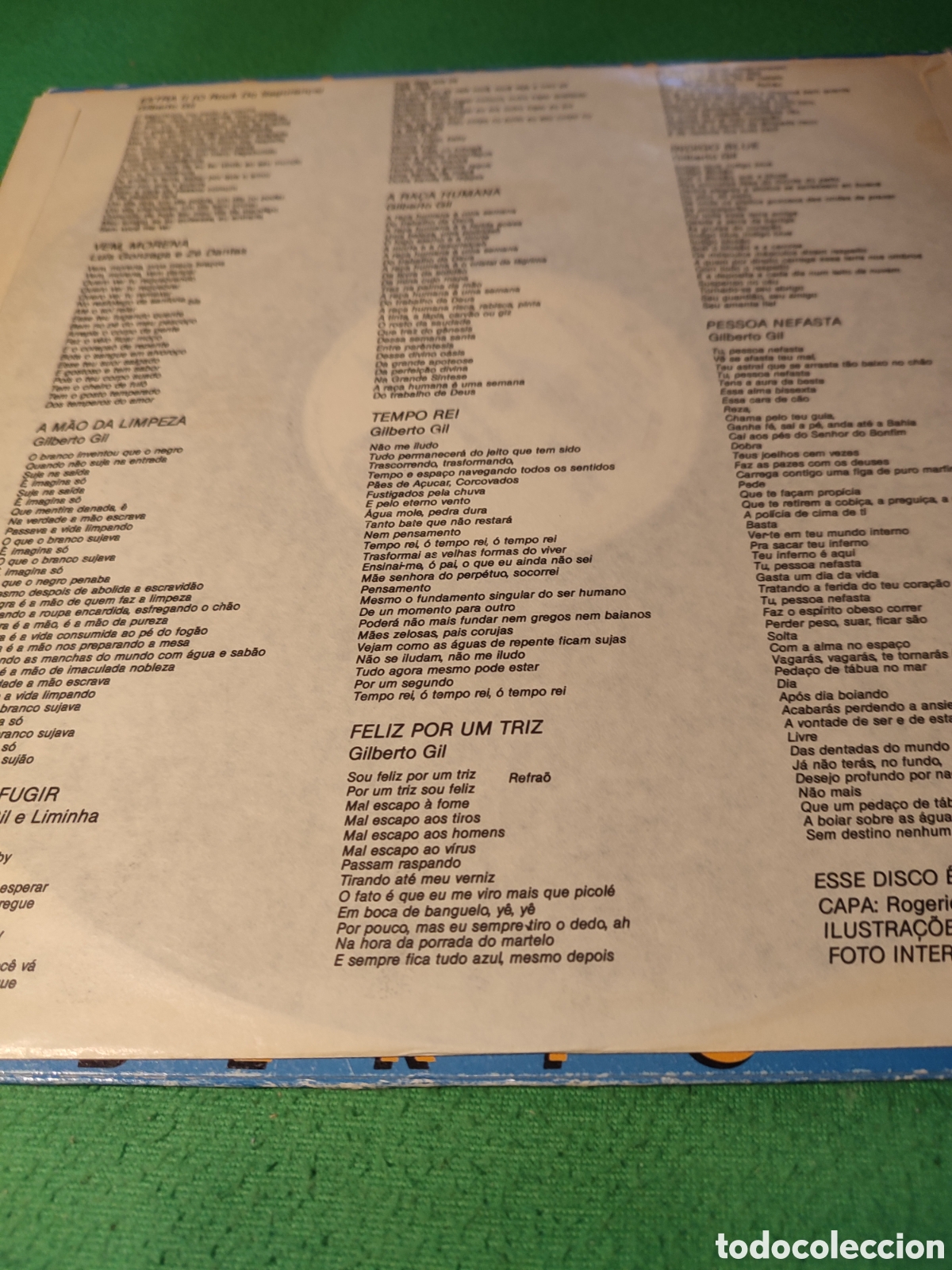 Discos de vinilo: Gilberto Gil - Raza Humana Vinilo Lp - Foto 2