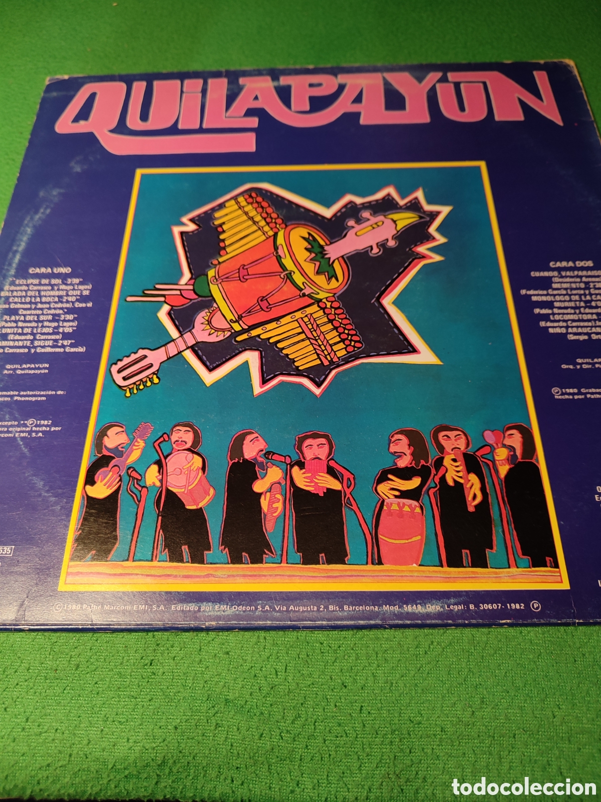 Discos de vinilo: Quilapayun - Darle al oto&ntilde;o un golpe... - Foto 2
