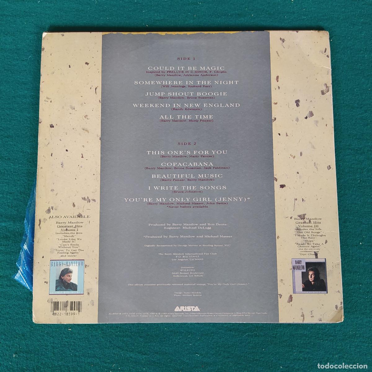 Discos de vinilo: Barry Manilow &ndash; Greatest Hits Volume II - Foto 2