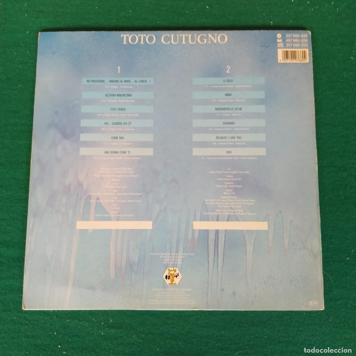 Discos de vinilo: Toto Cutugno &ndash; Per Amore O Per Gioco - Foto 2