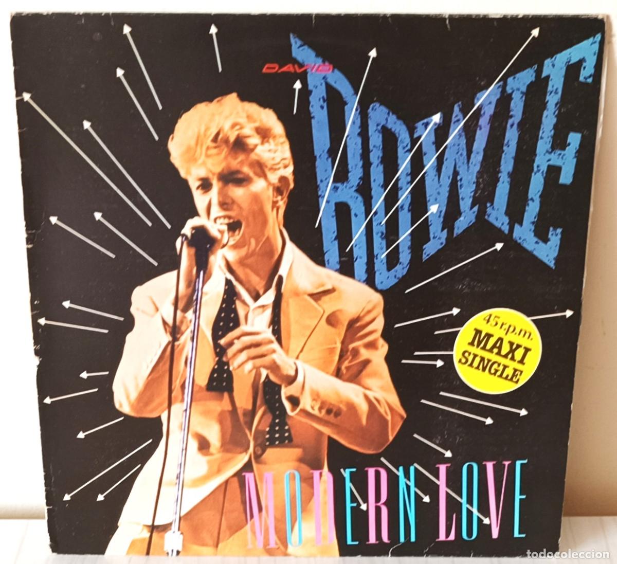 Discos de vinilo: DAVID BOWIE - MODERN LOVE MAXI EMI - 1983 - Foto 1