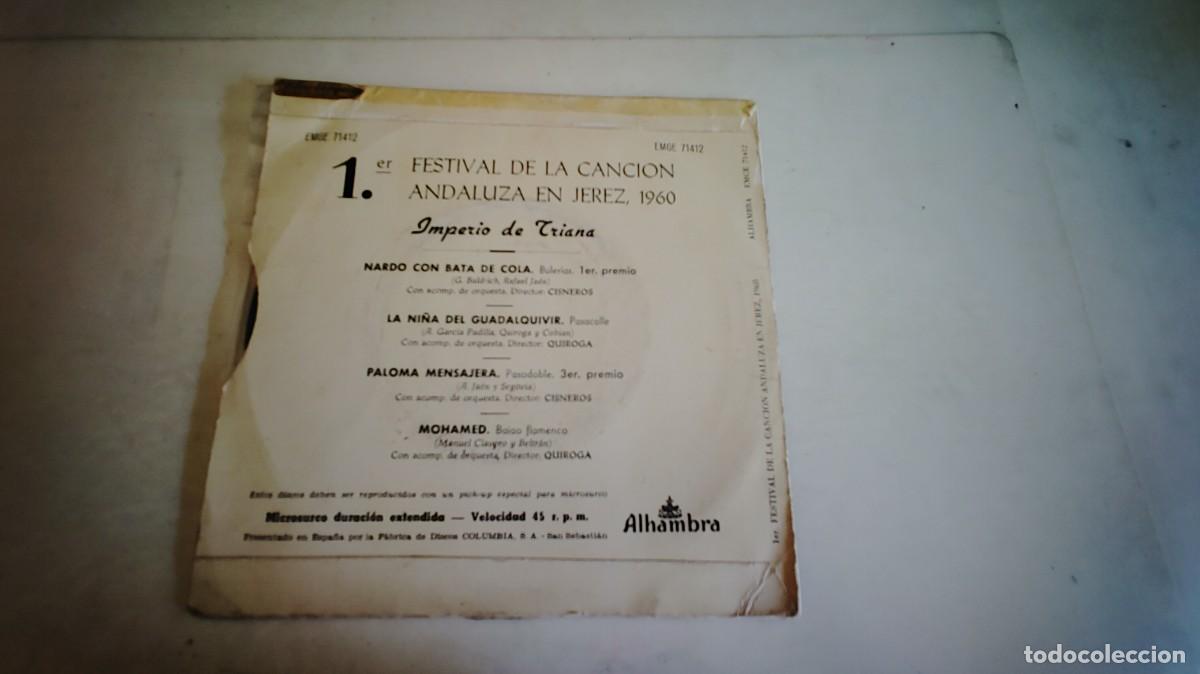 Discos de vinilo: IMPERIO DE TRIANA-EP NARDO CON BATA DE COLA +3 - Foto 2