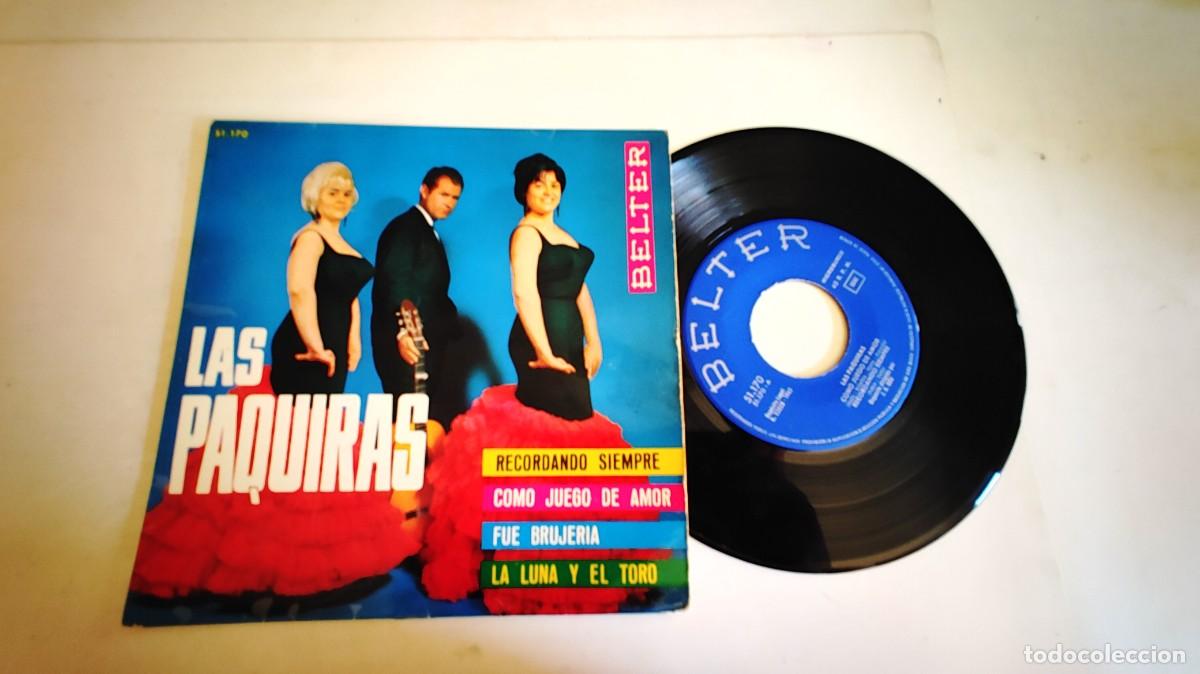Discos de vinilo: LAS PAQUIRAS-EP RECORDANDO SIEMPRE +3 - Foto 1