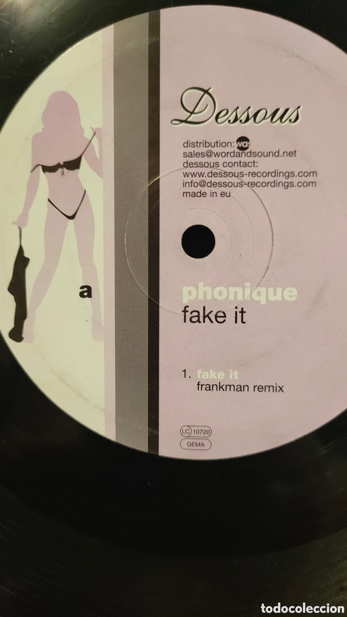 Discos de vinilo: Phonique &ndash; Fake It. Vinyl, 12&rdquo; - Foto 3