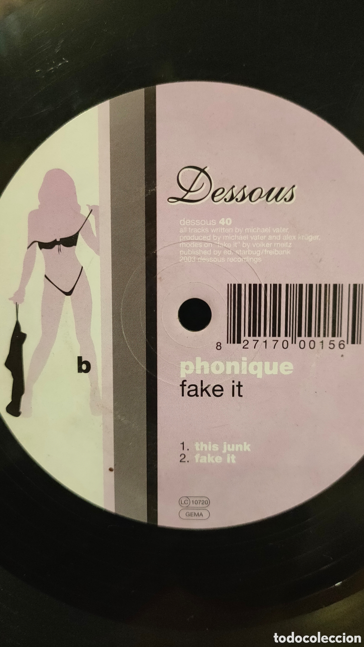 Discos de vinilo: Phonique &ndash; Fake It. Vinyl, 12&rdquo; - Foto 4