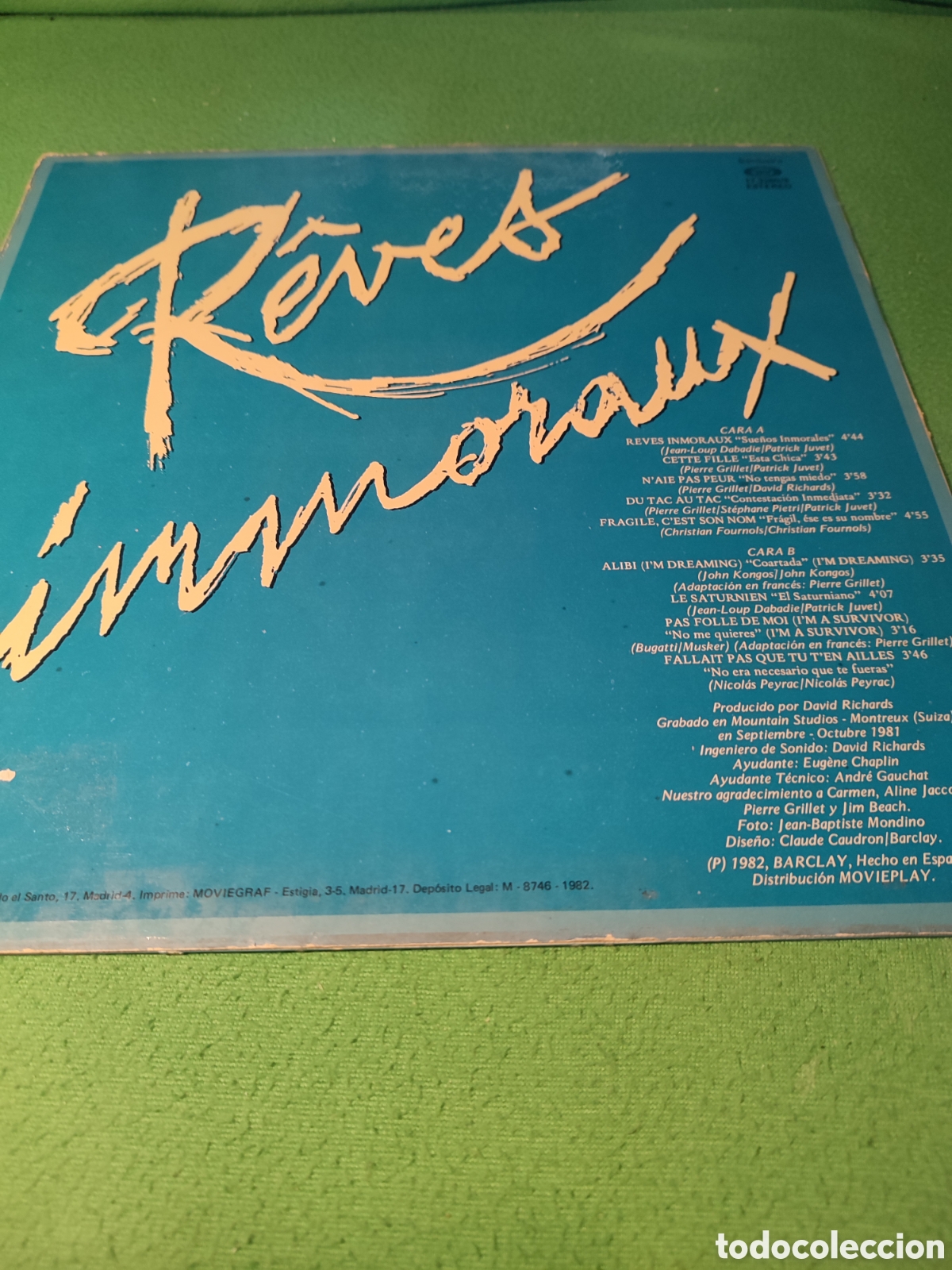 Discos de vinilo: Patrick Juvet - Sue&ntilde;os inmorales - Foto 2