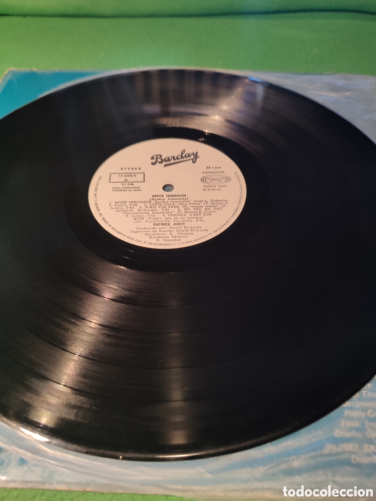 Discos de vinilo: Patrick Juvet - Sue&ntilde;os inmorales - Foto 3