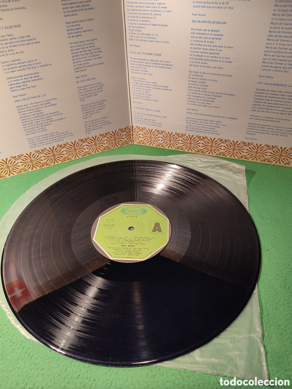 Discos de vinilo: Noel Nicola - Comienzo el d&iacute;a - Foto 2
