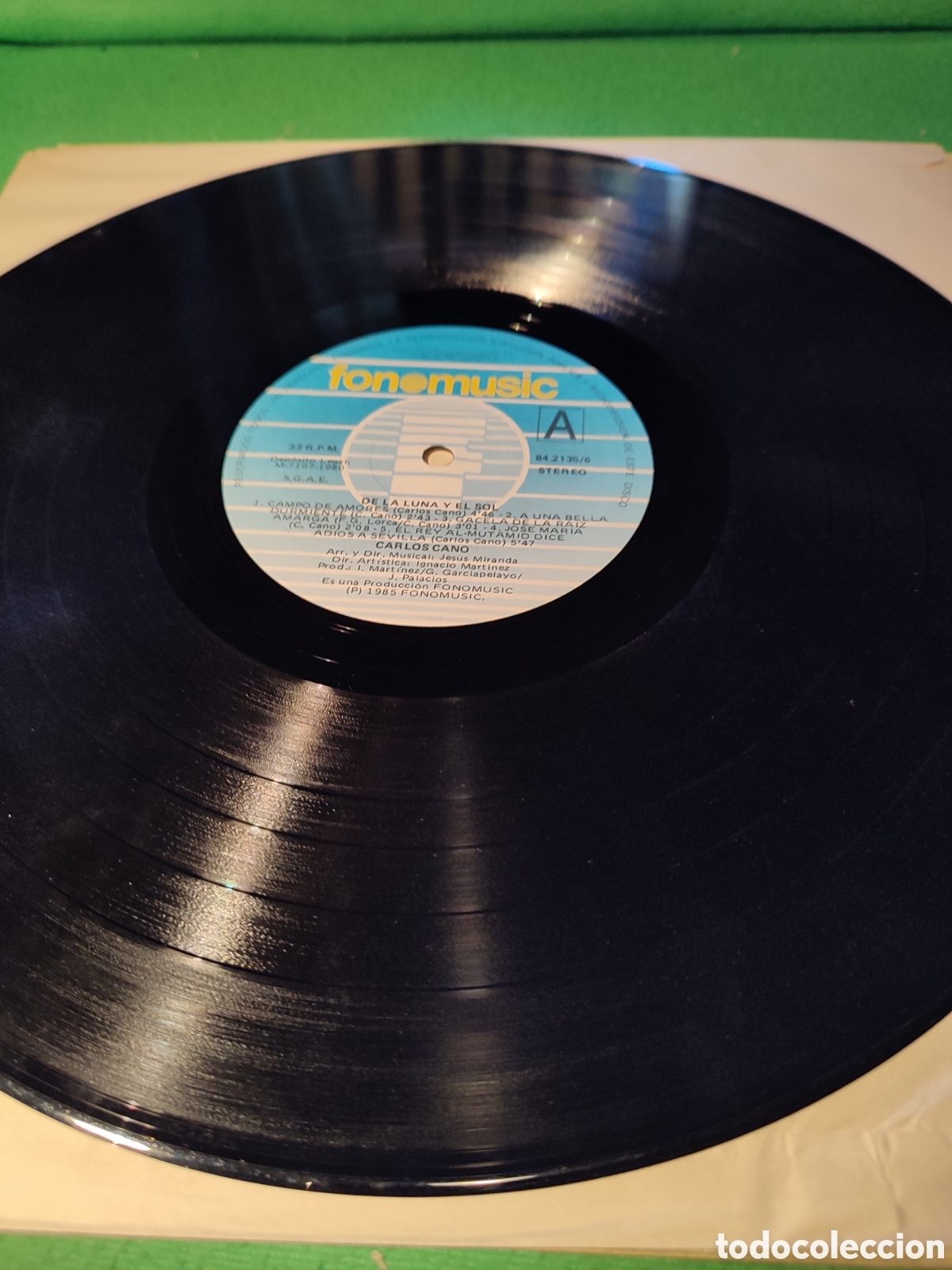 Discos de vinilo: Carlos Cano - De la luna y el sol - Foto 3