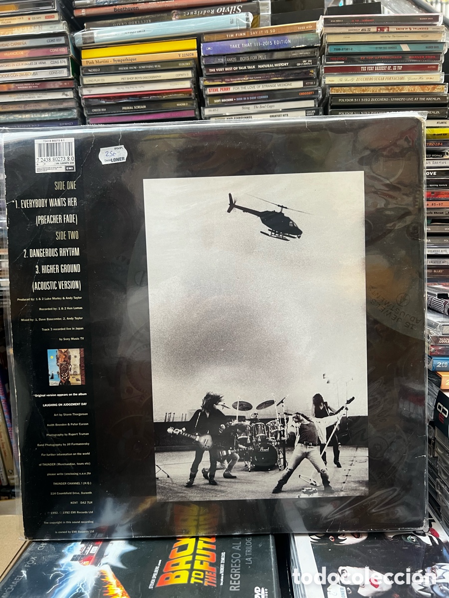 Discos de vinilo: Thunder Everybody wants her - Foto 2