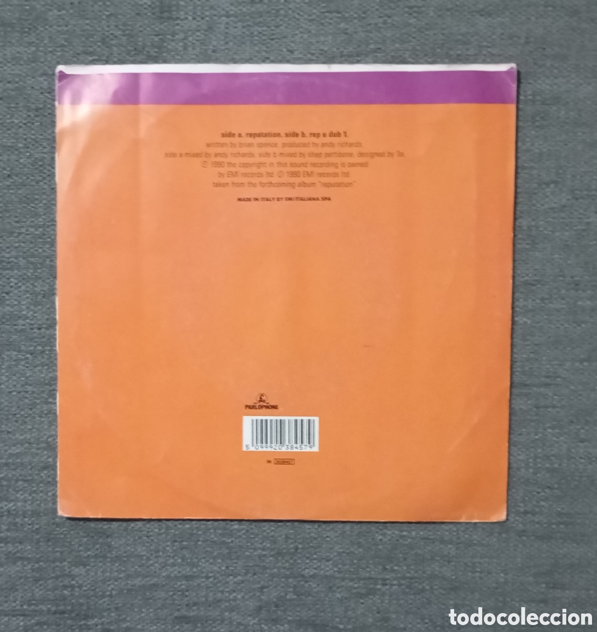 Discos de vinilo: Dusty Springfield. Reputation/ Rep U Dub. Single 7&rdquo;, a&ntilde;o 1990. - Foto 2