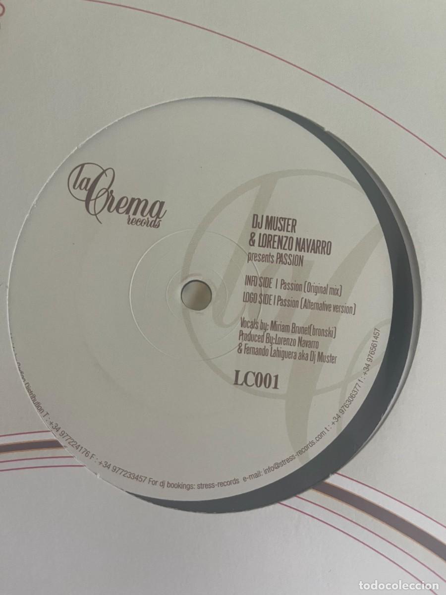Discos de vinilo: DJ Muster & Lorenzo Navarro &lrm;&ndash; Passion - Foto 2
