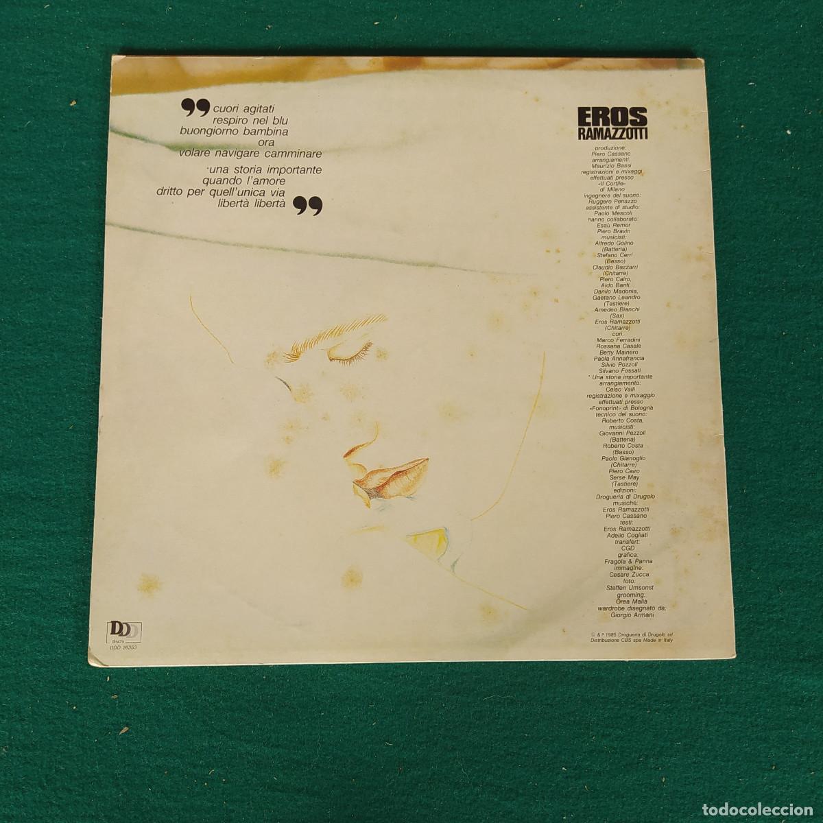 Discos de vinilo: Eros Ramazzotti &ndash; Cuori Agitati - Foto 2