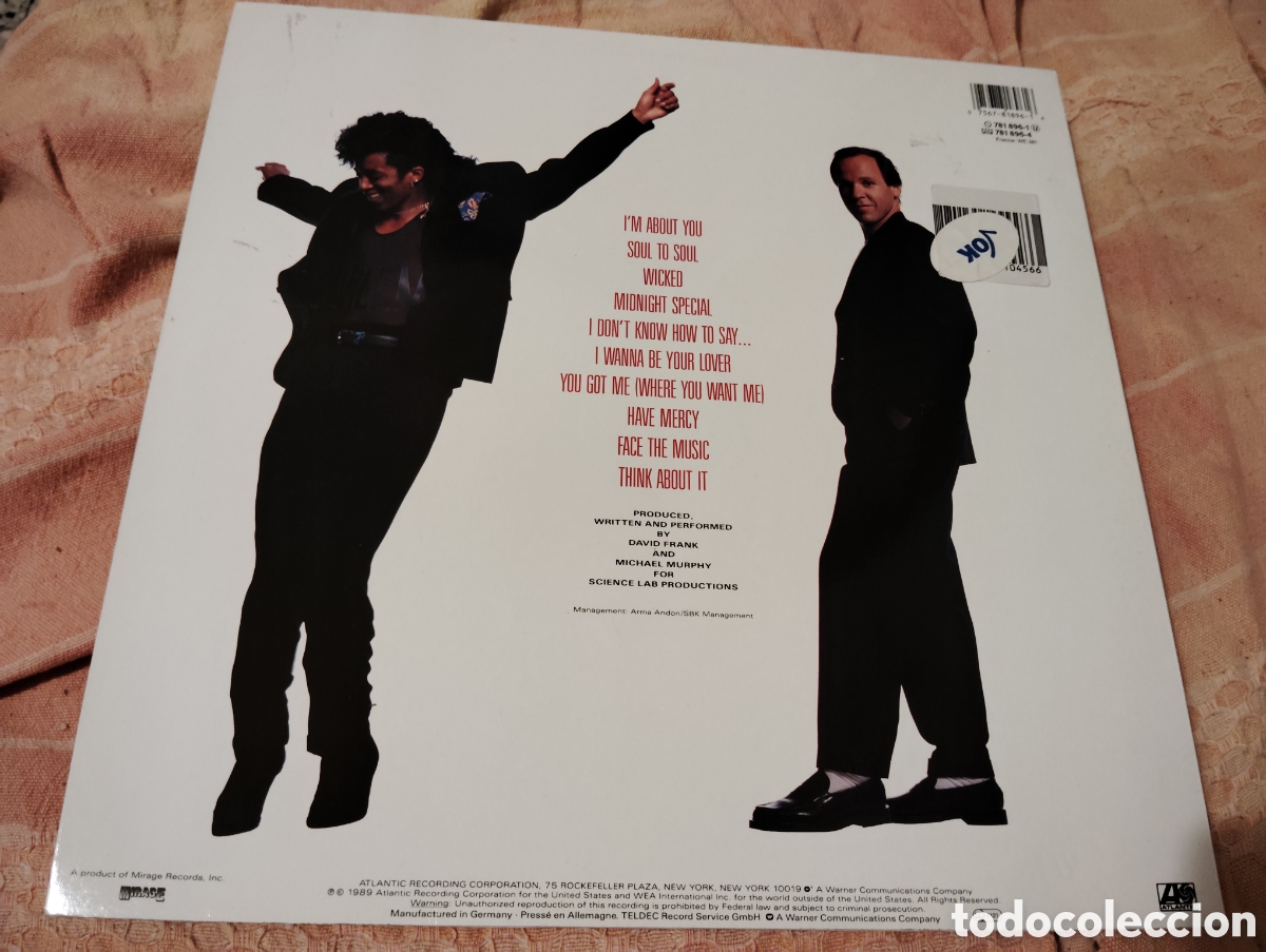 Discos de vinilo: THE SYSTEM - RHYTHM AND ROMANCE ( 1989 ) - Foto 2