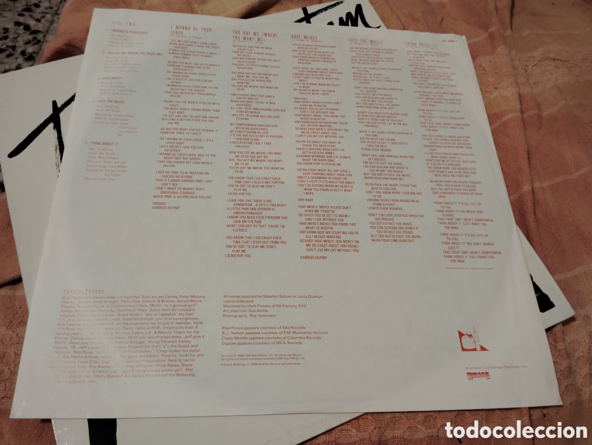 Discos de vinilo: THE SYSTEM - RHYTHM AND ROMANCE ( 1989 ) - Foto 3