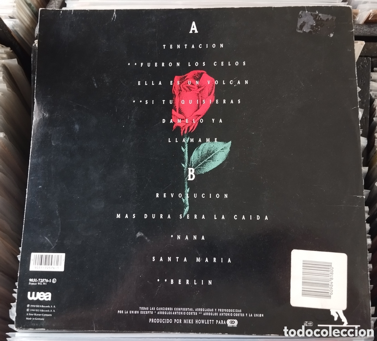 Discos de vinilo: La Uni&oacute;n - Tentaci&oacute;n - LP vinilo - Foto 2