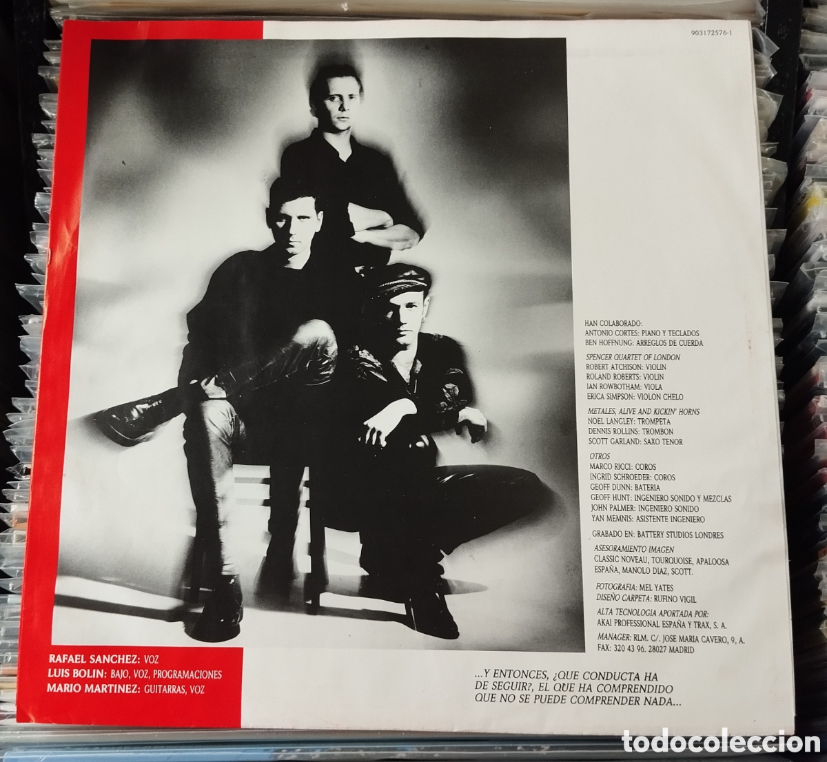 Discos de vinilo: La Uni&oacute;n - Tentaci&oacute;n - LP vinilo - Foto 7