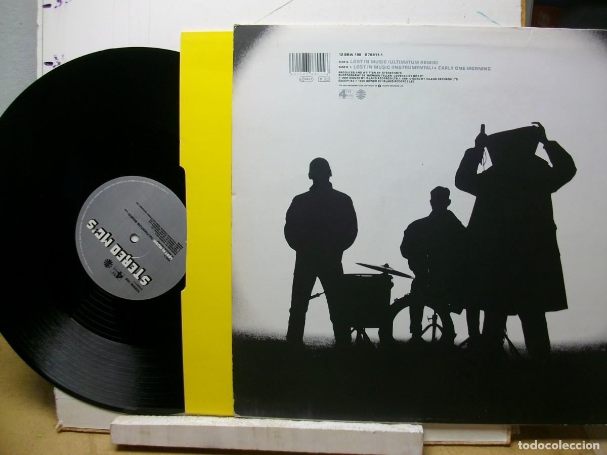 Discos de vinilo: Stereo MCs -Lost In Music 12&rdquo; MAXI Single - Foto 2