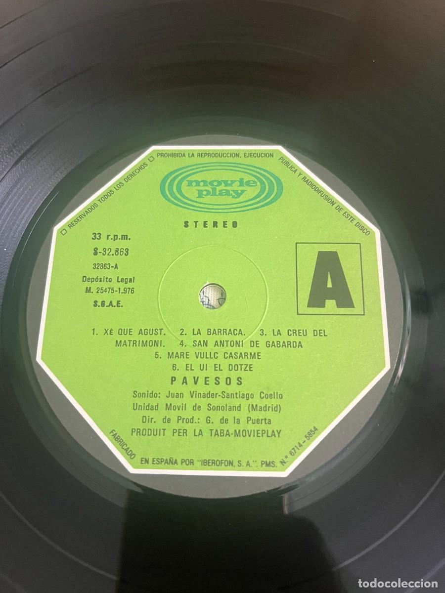 Discos de vinilo: Pavesos &lrm;&ndash; A la Nostra Gent - Foto 5
