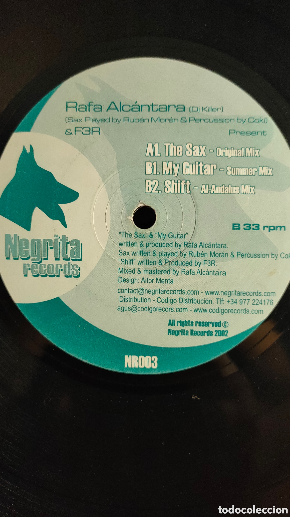 Discos de vinilo: Rafa Alcantara &ndash; The Sax - Foto 3