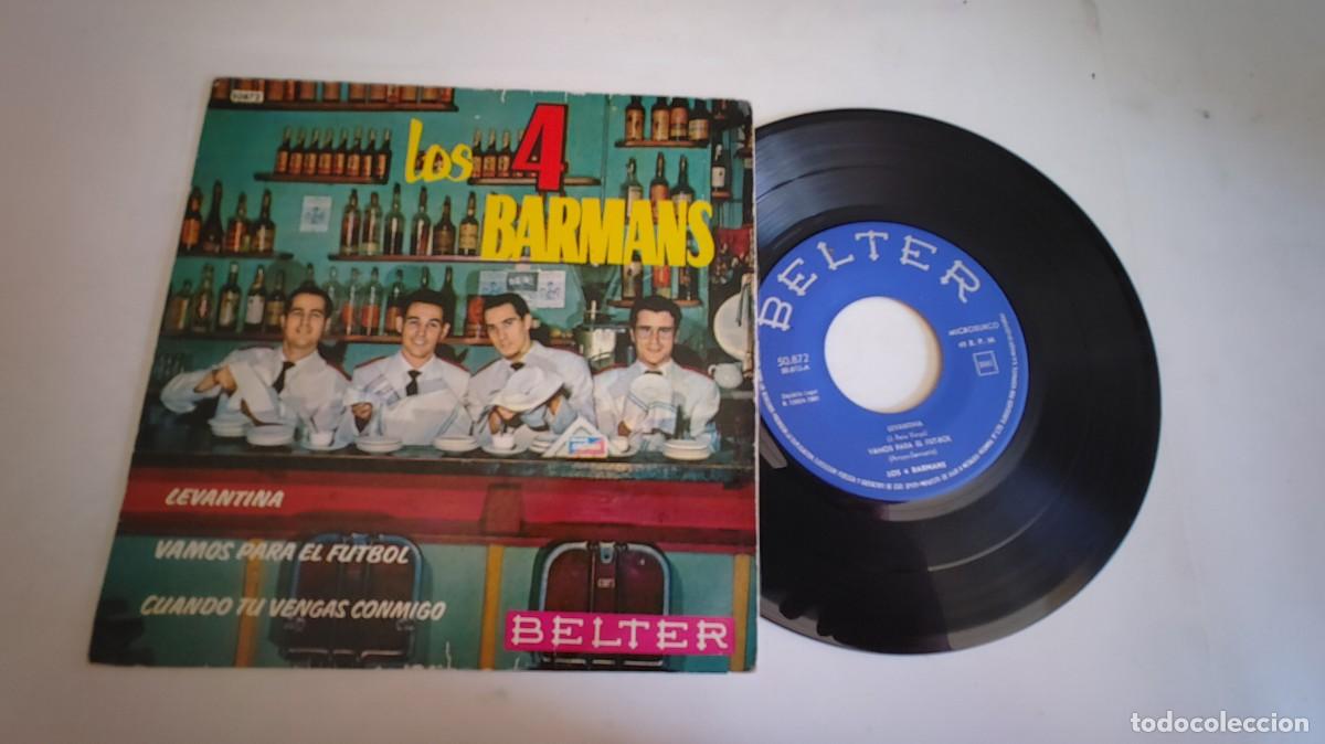 Discos de vinilo: LOS 4 BARMANS-EP LEVANTINA +3 - Foto 1