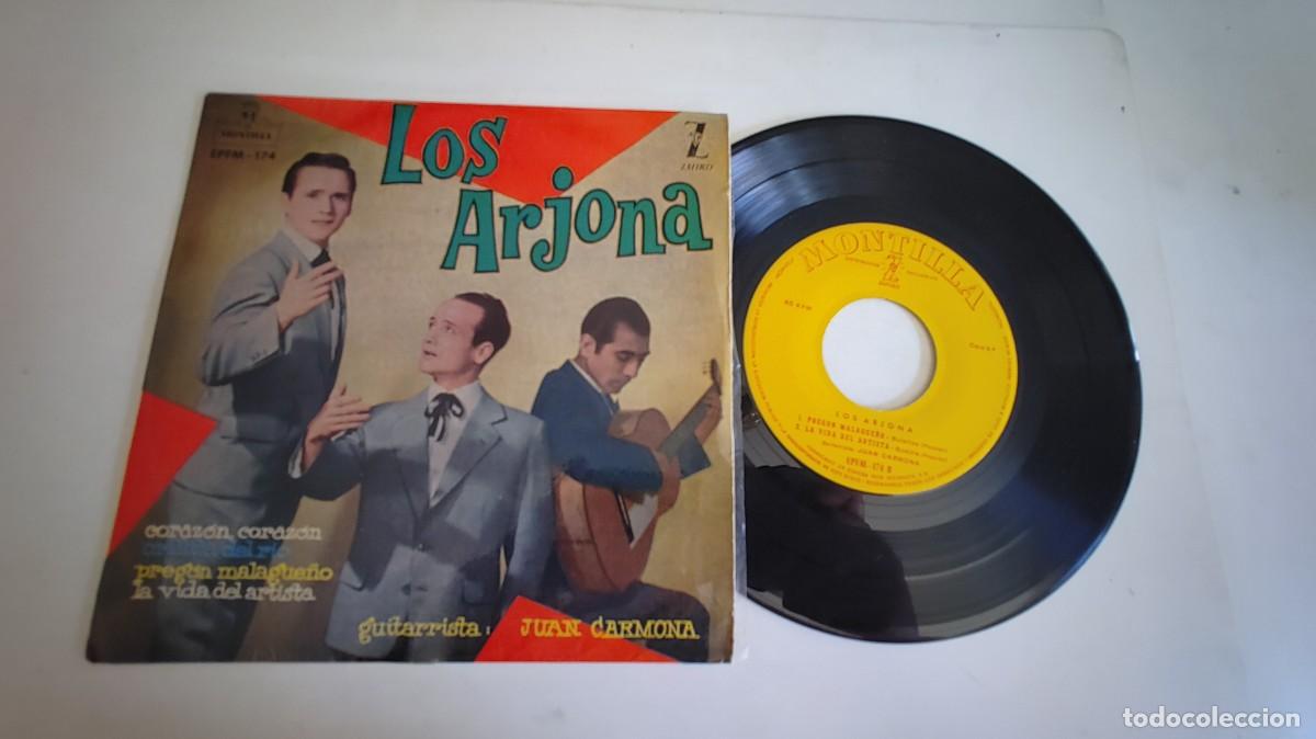 Discos de vinilo: LOS ARJONA-EP CORAZON CORAZON +3 - Foto 1
