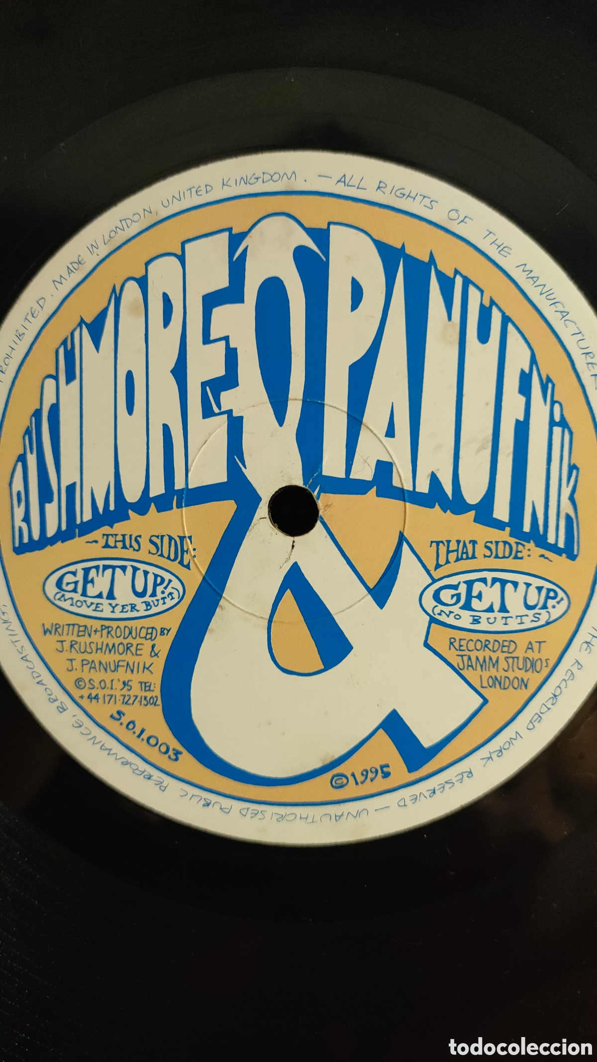 Discos de vinilo: Rushmore & Panufnik &ndash; Get Up! (Move Your Butt) - Foto 3