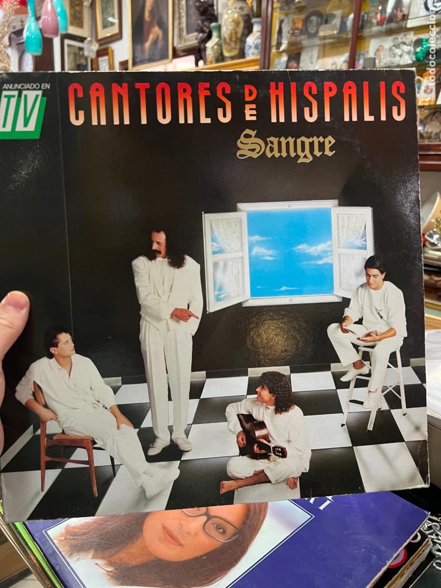 Discos de vinilo: LP CANTORES DE HISPALIS - SANGRE - Foto 1
