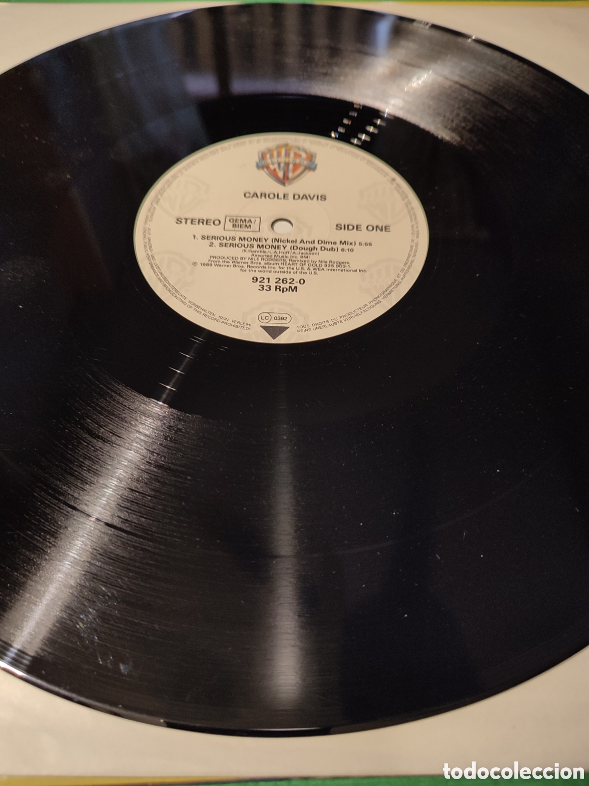 Discos de vinilo: Carole Davis - Serious Money - Foto 3