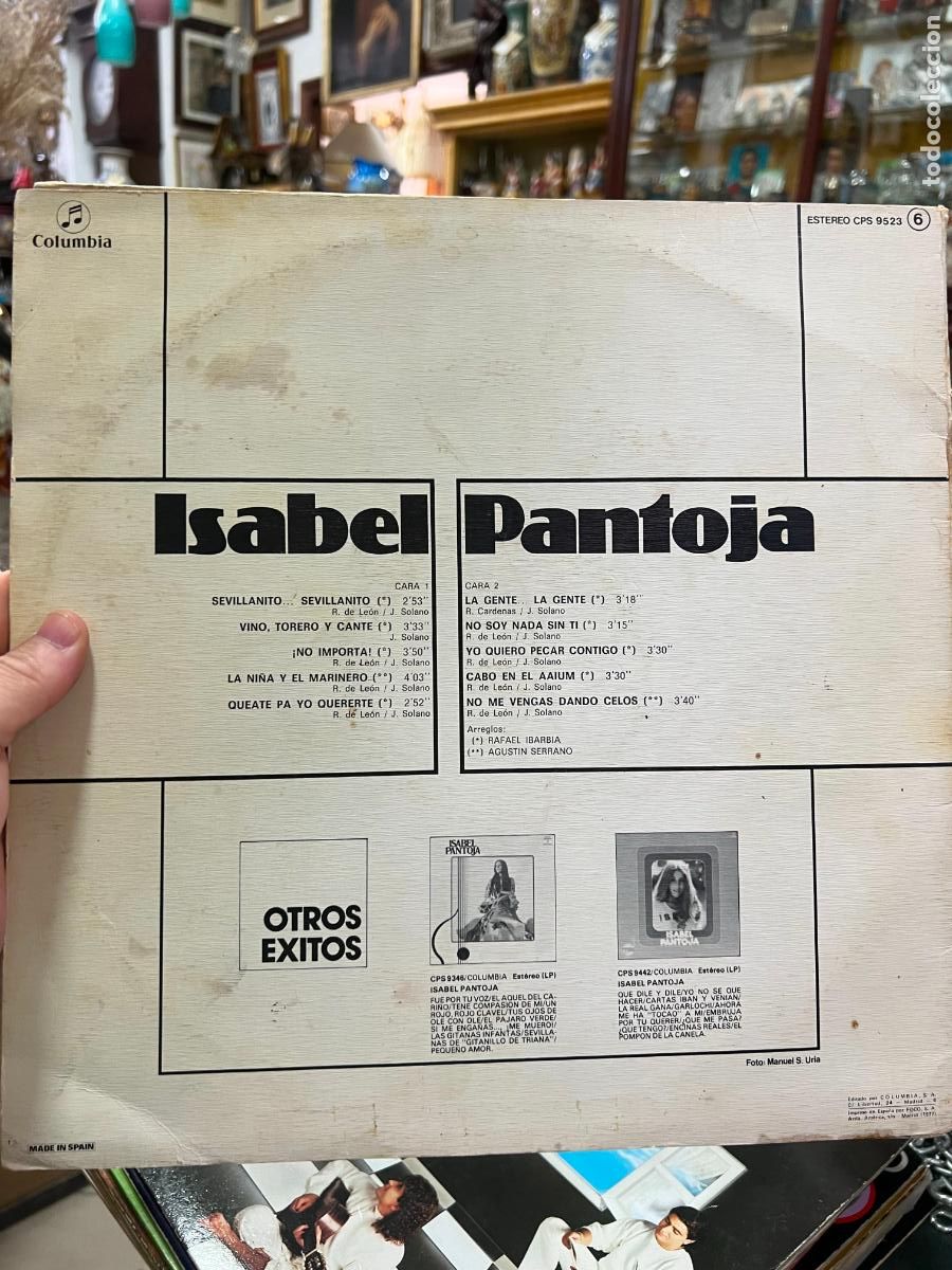 Discos de vinilo: LP ISABEL PANTOJA --- - Foto 2