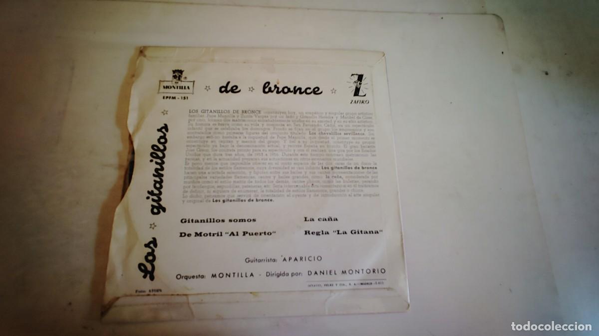 Discos de vinilo: LOS GITANILLOS DE BRONCE-EP GITANILLOS SOMOS +3 - Foto 2