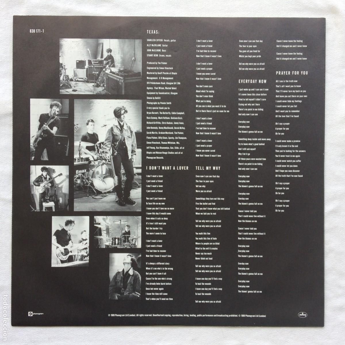 Discos de vinilo: Texas &lrm;&ndash; Southside , Holanda 1989 Mercury - Foto 4