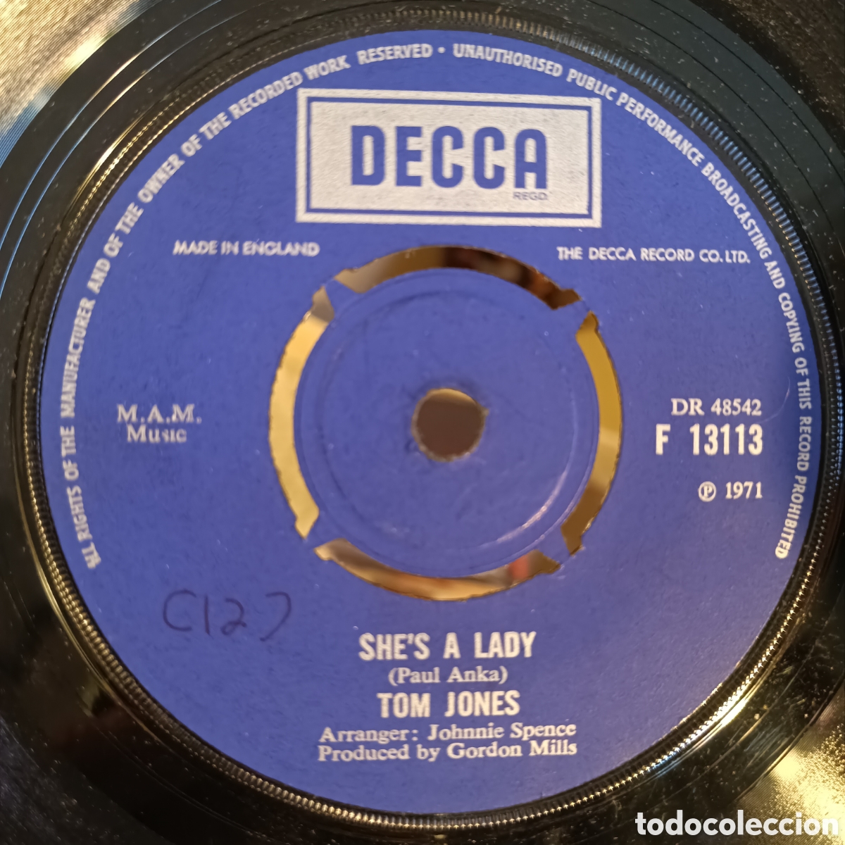 Discos de vinilo: Tom Jones &lrm;&ndash; Shes A Lady - Foto 1