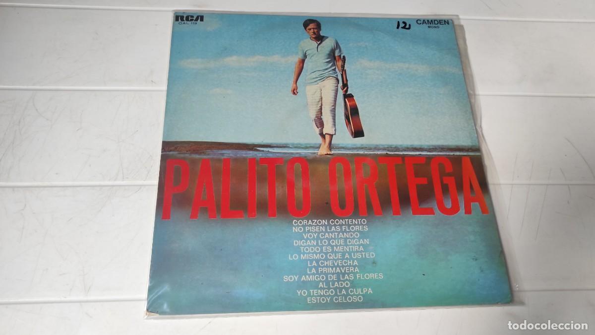 Discos de vinilo: LP PALITO ORTEGA - CORAZ&Oacute;N CONTENTO - Foto 1
