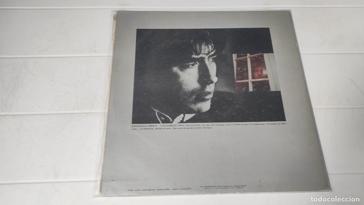 Discos de vinilo: LP JUAN MANUEL SERRAT - CANCIONES DE AMOR - Foto 2