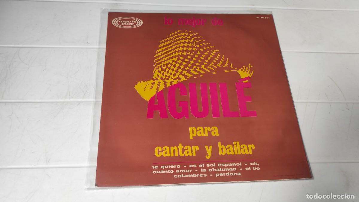 Discos de vinilo: LP LUIS AGUIL&Eacute; - LO MEJOR DE - Foto 2