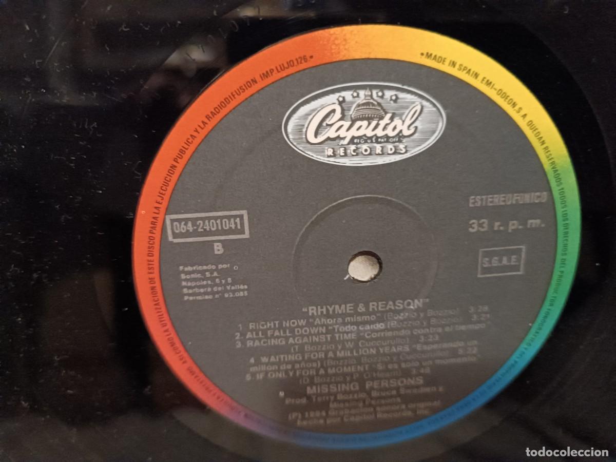Discos de vinilo: Missing Persons ........ - Foto 3