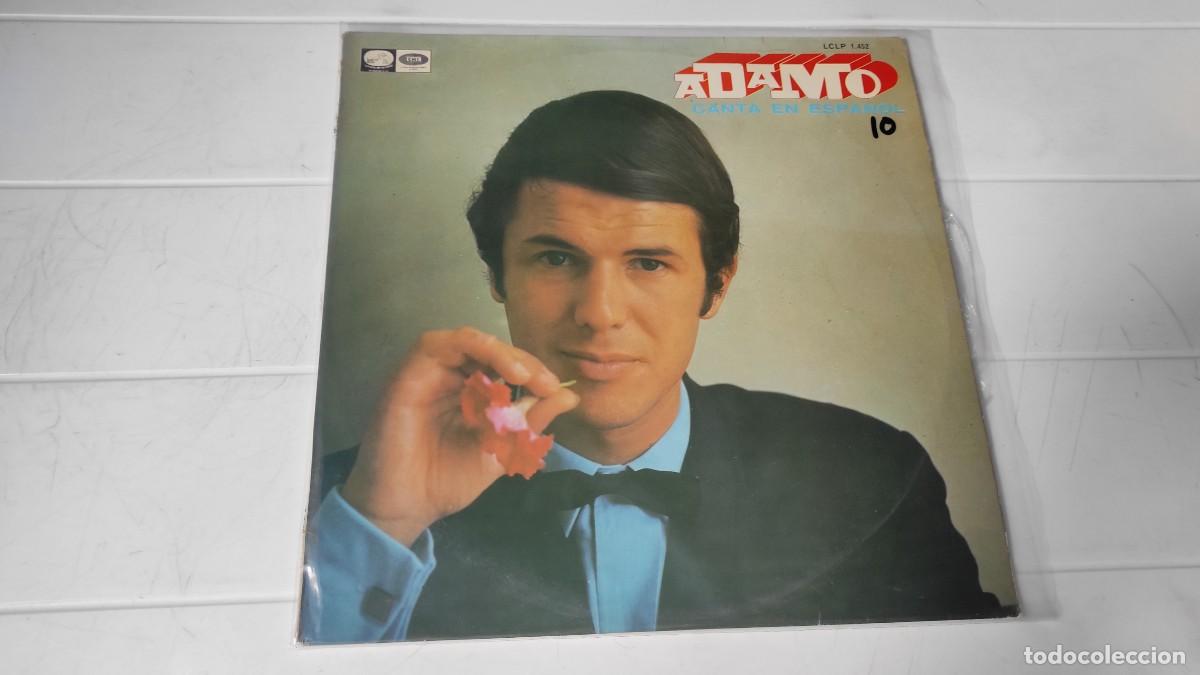 Discos de vinilo: LP ADAMO - CANTA EN ESPA&Ntilde;OL - Foto 1