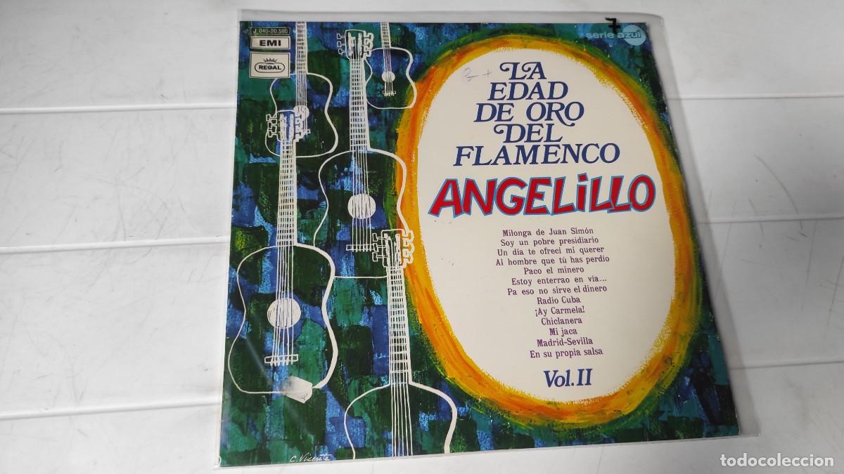 Discos de vinilo: LP ANGELILLO - LA EDAD DE ORO DEL FLAMENCO - Foto 1