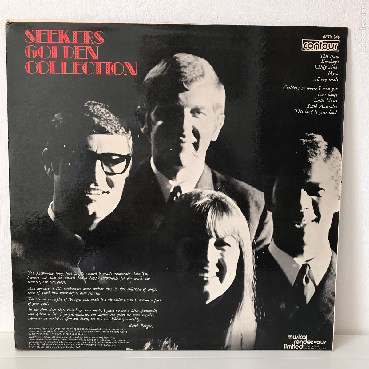 Discos de vinilo: Seekers Golden Collection. PEDIDO M&Iacute;NIMO 5&euro; - Foto 2